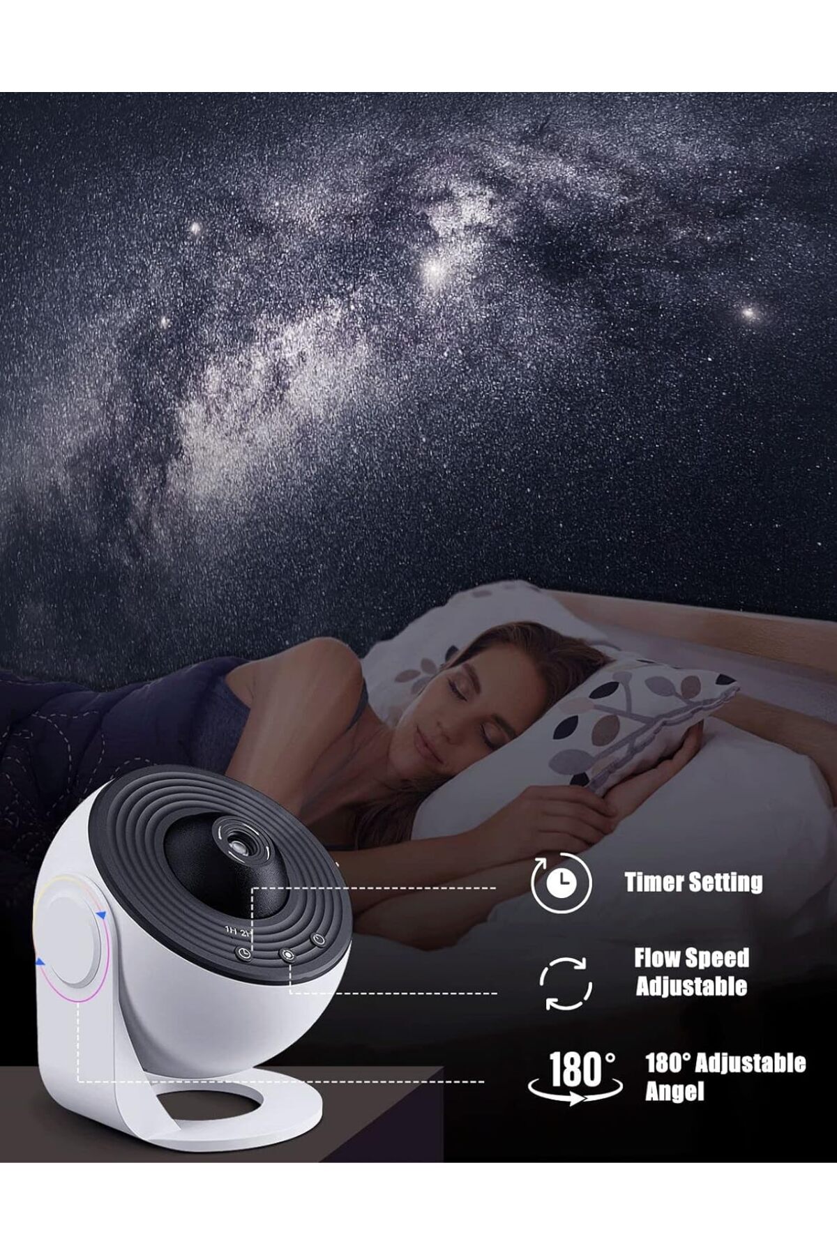 Genel Markalar Gezegen Gece Tavan Projektörü Ile 12 Film Diskleri, Hd Zoom Projeksiyon(PRO MODELİ BÜYYÜKTÜR) fotoğrafı 4 (önizleme)