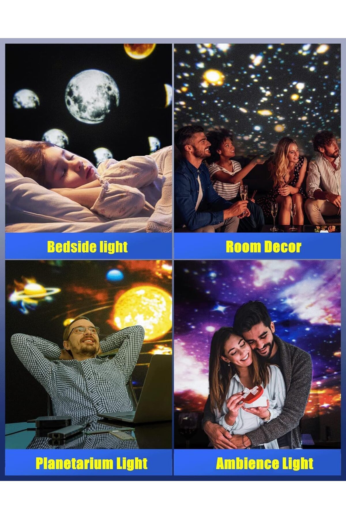 Genel Markalar Gezegen Gece Tavan Projektörü Ile 12 Film Diskleri, Hd Zoom Projeksiyon(PRO MODELİ BÜYYÜKTÜR) fotoğrafı 7 (önizleme)