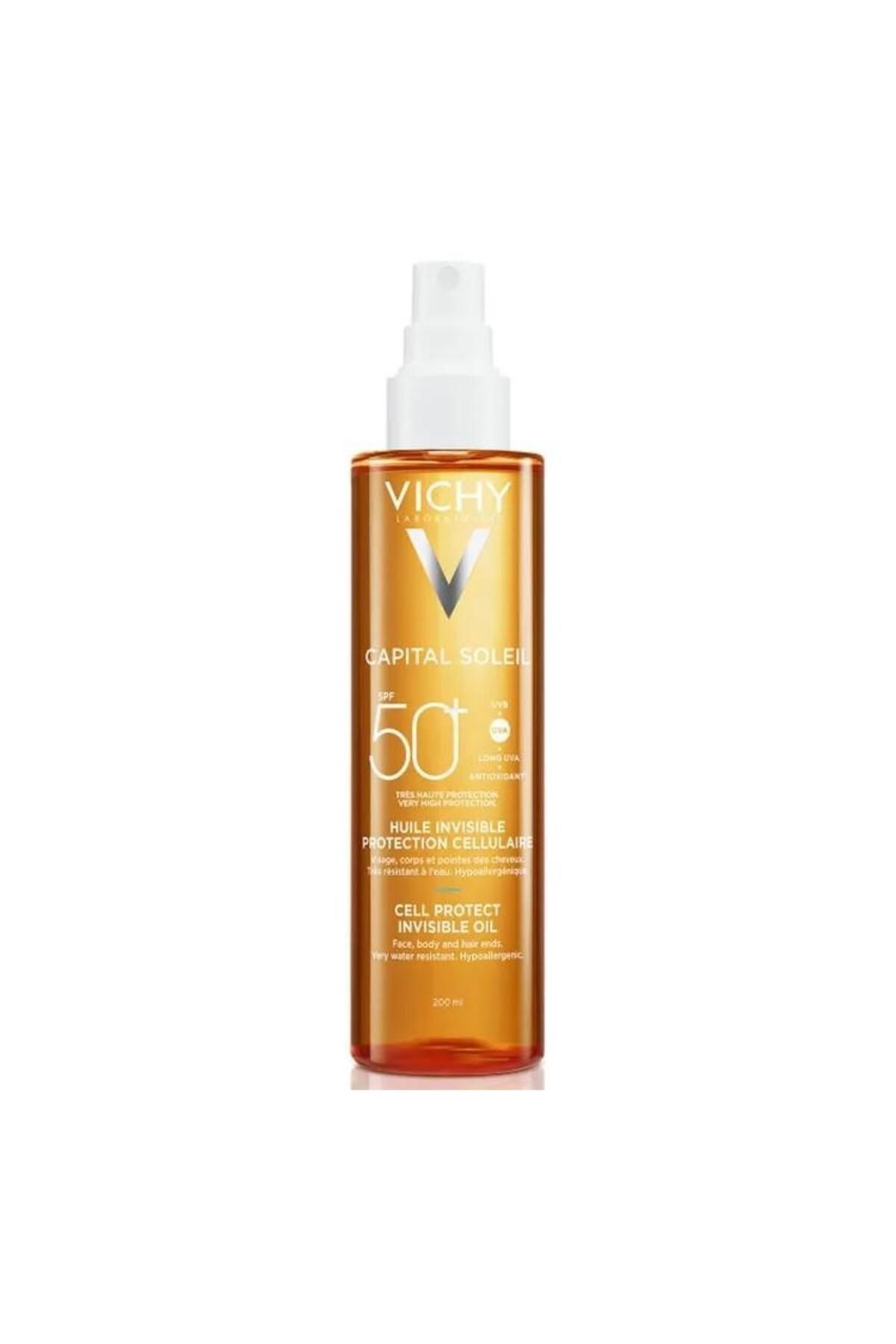 Vichy Capital Soleil Cell Protect Oil SPF 50+ Солнцезащитное масло 200 мл DER-VIC-162