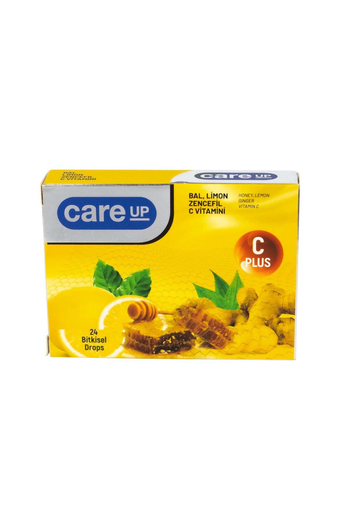 careup Bal, Limon, Zencefil ve C Vitamini İçeren Bitkisel Pastil 24'lü