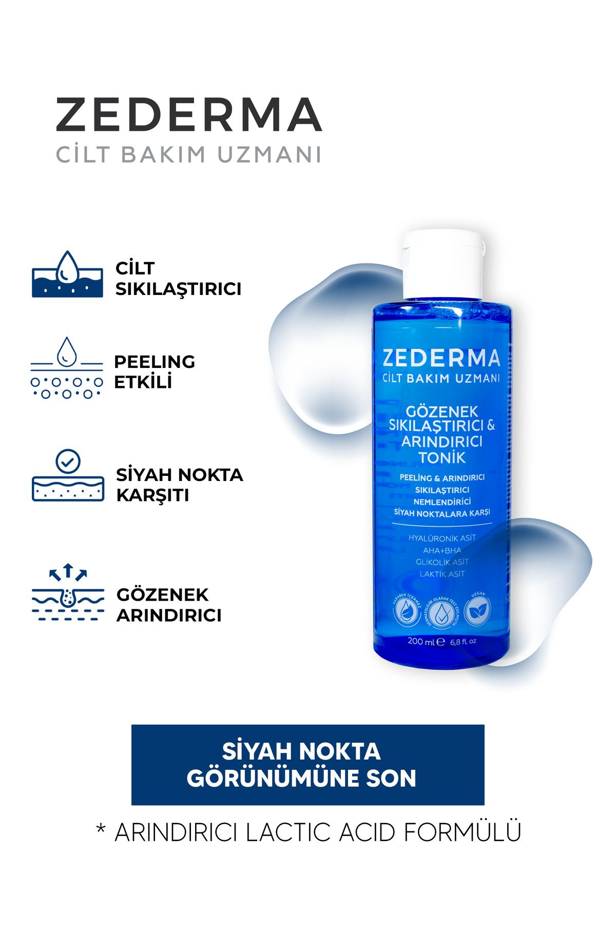 تقویت کننده و پاک کننده منافذ پوست و لایه بردار و مرطوب کننده و ضد جوش سر سیاه ZEDERMA