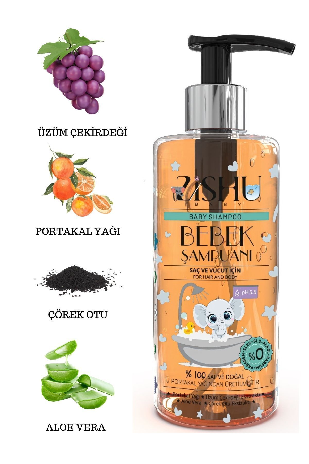 BEBEK SAÇ VE VÜCUT ŞAMPUANI 400 ML