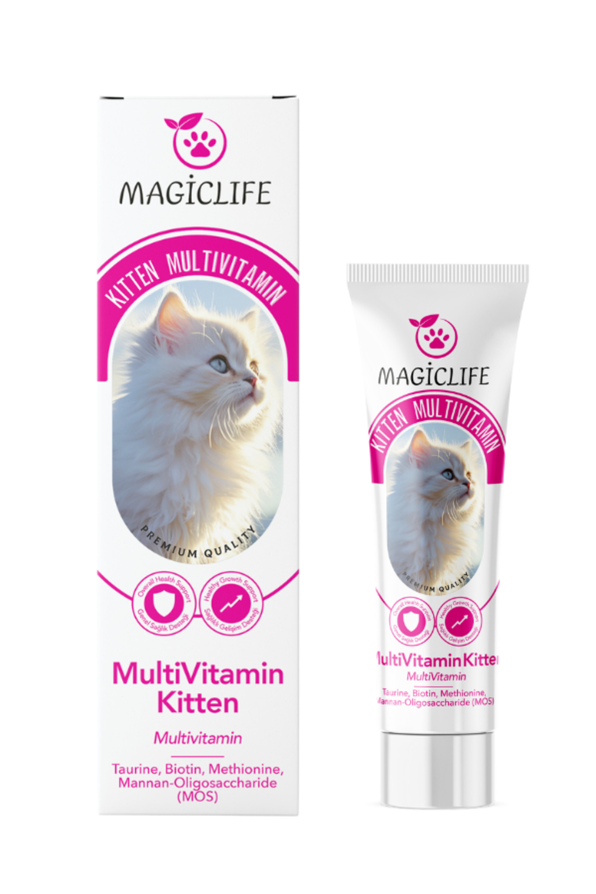 MAGIC LIFE Premium Kıtten Malt Paste - 100gr. Yavru ve Anne Kedi Multivitamin