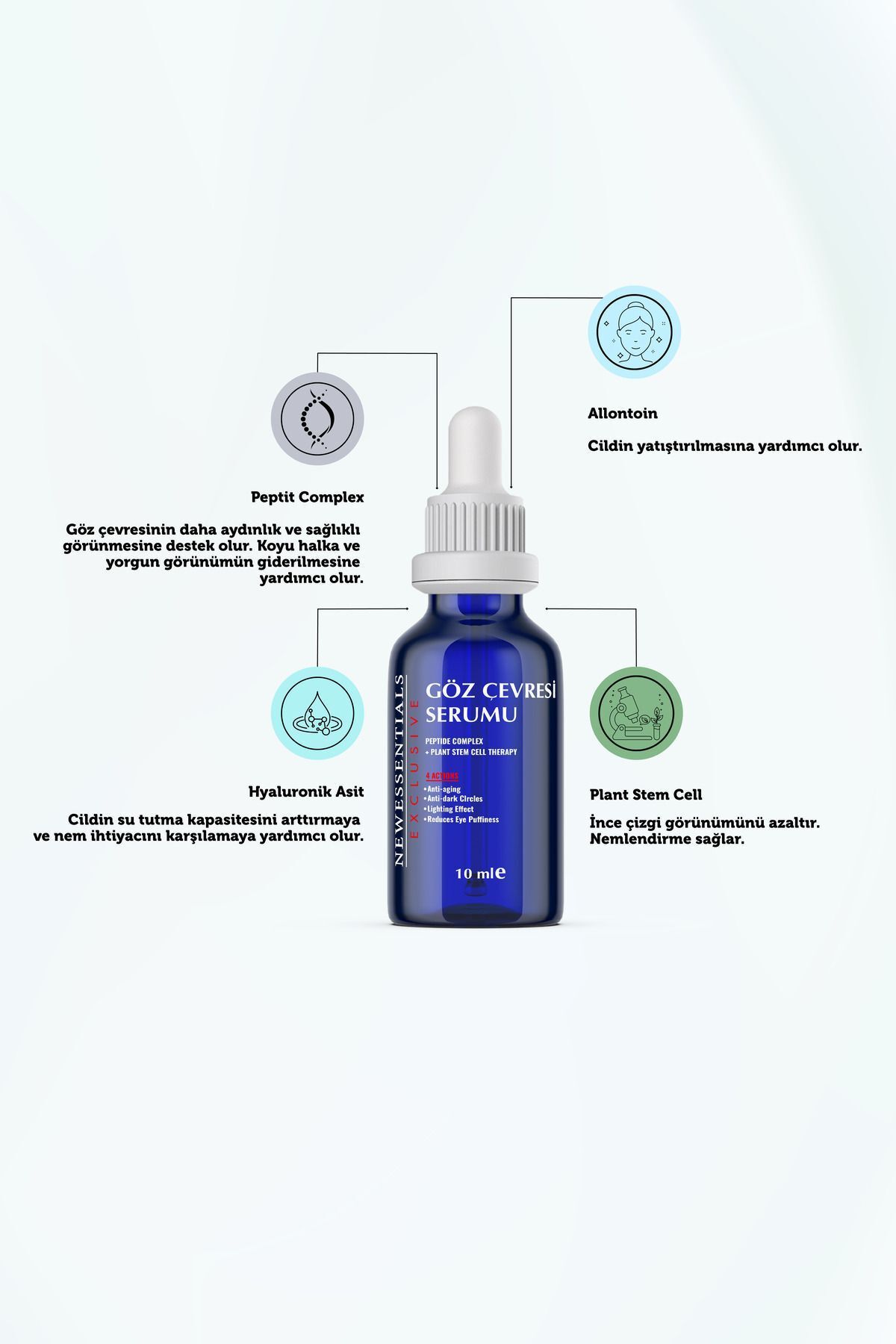 New Essentials-Eye Contour Bright Appearance Supporting Care Serum (Peptide Complex + Allantoin) 3