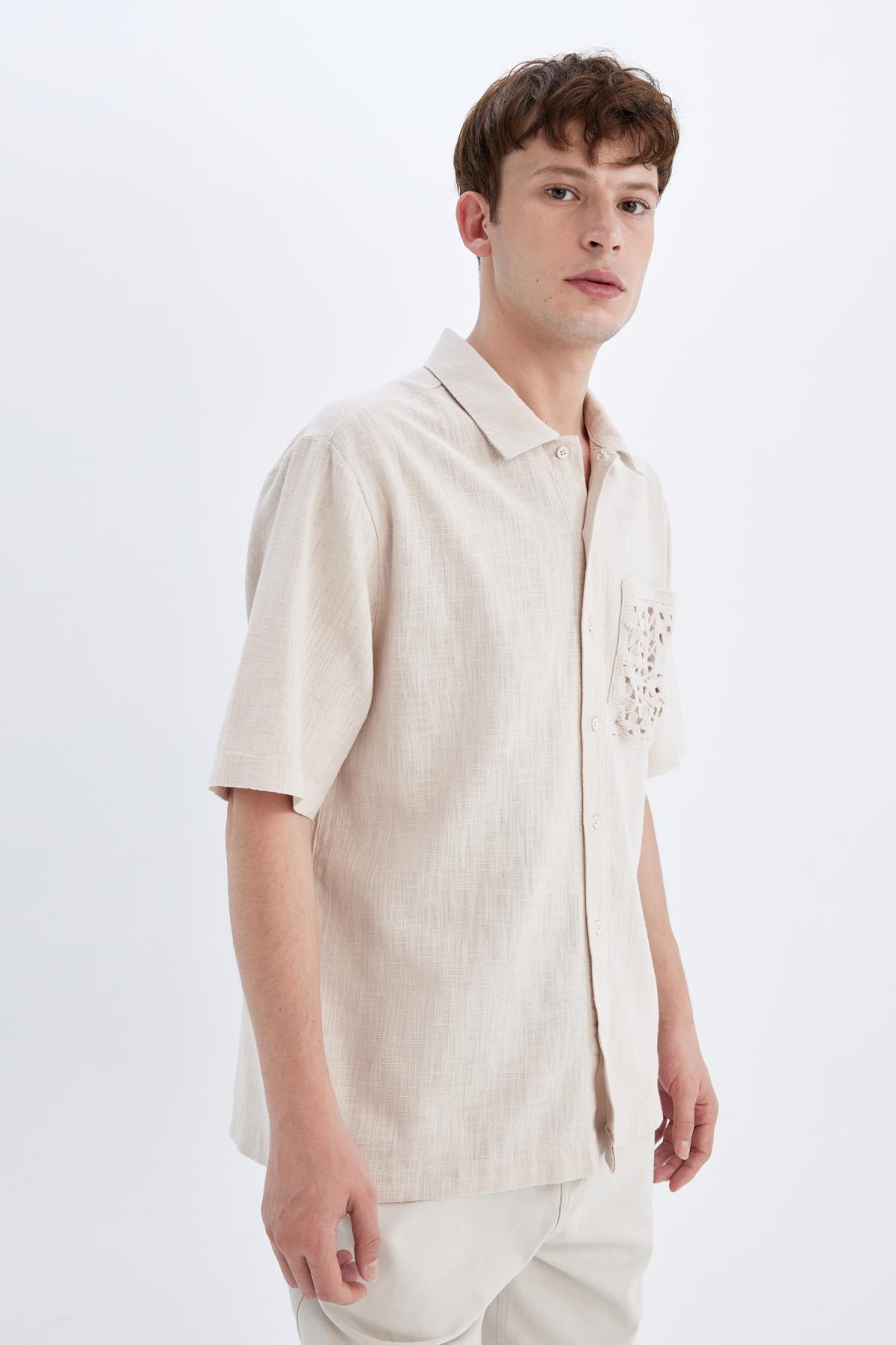 پیراهن مردانه دفاکتو | C7556AX24SM Defacto - Image 6