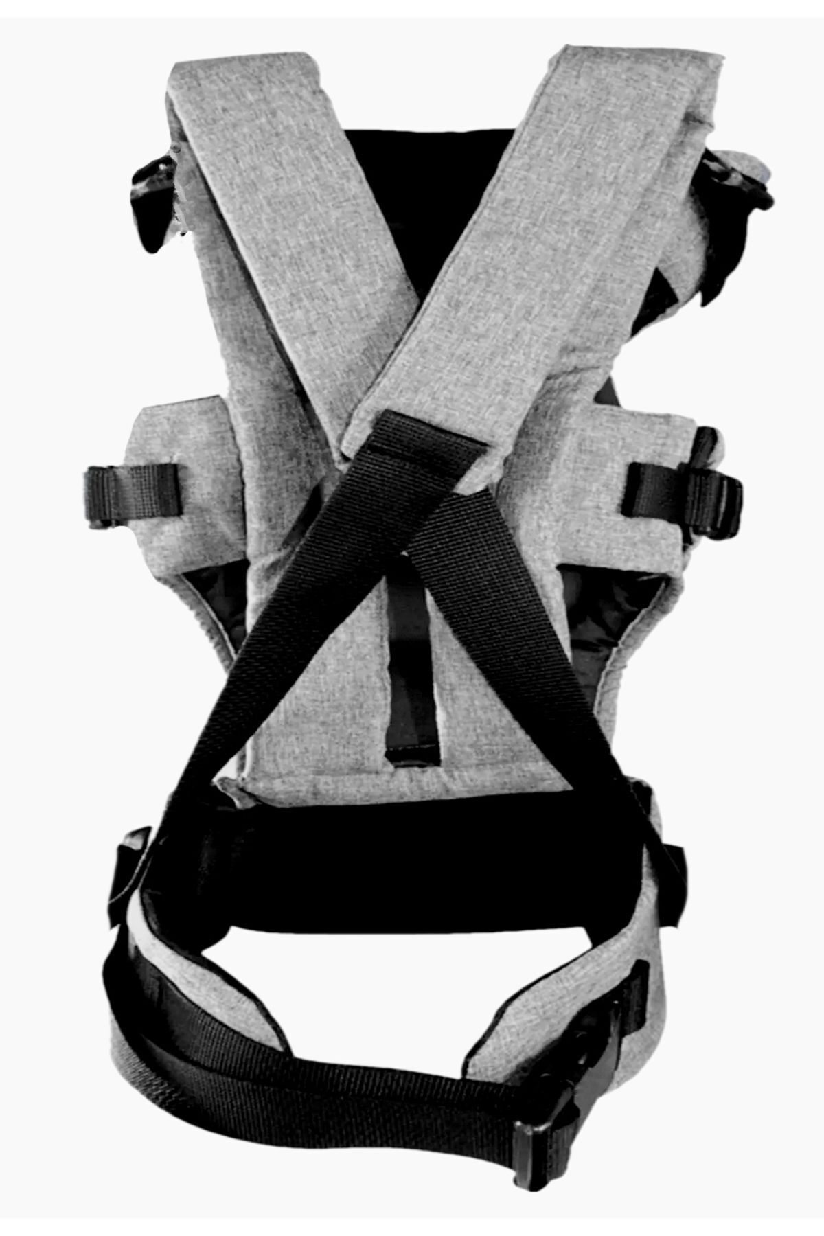 USF Çift Yönlü Bebek Taşıma Kangurusu Bel Destekli Ergonomik Lüx Bebek Taşıyıcı Kanguru Gri fotoğrafı 3 (önizleme)