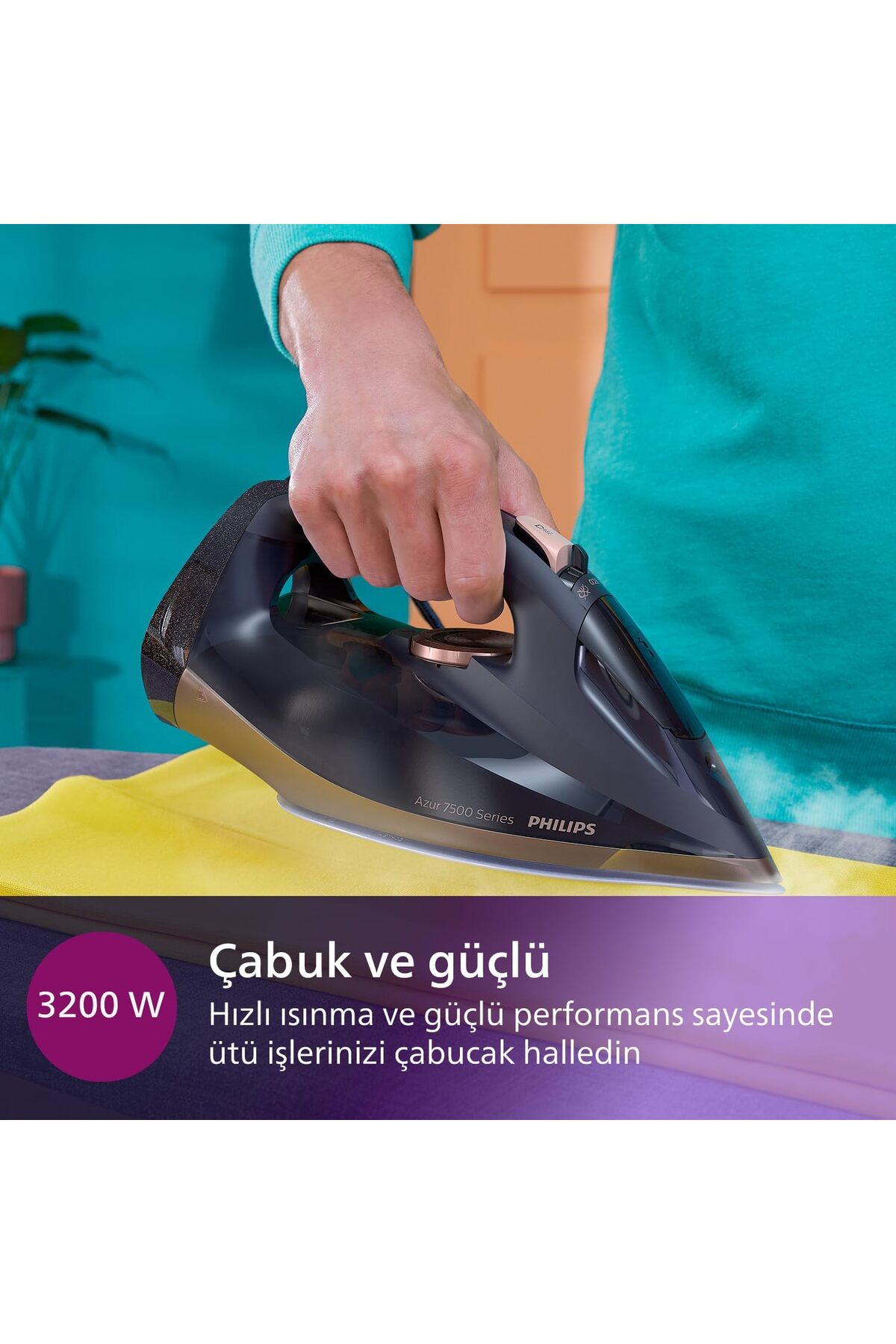 Collettore Calcare Giallo CP2041 Per Philips Azur | Compatibile Serie 7500 Ferri A Vapore - Foto 4