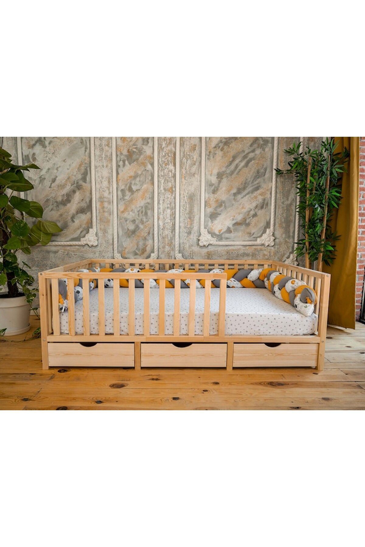 OPPİPO Montessori Ahşap Karyola - Montessori Yatak - Montessori Karyola -  -17 fotoğrafı 4 (önizleme)