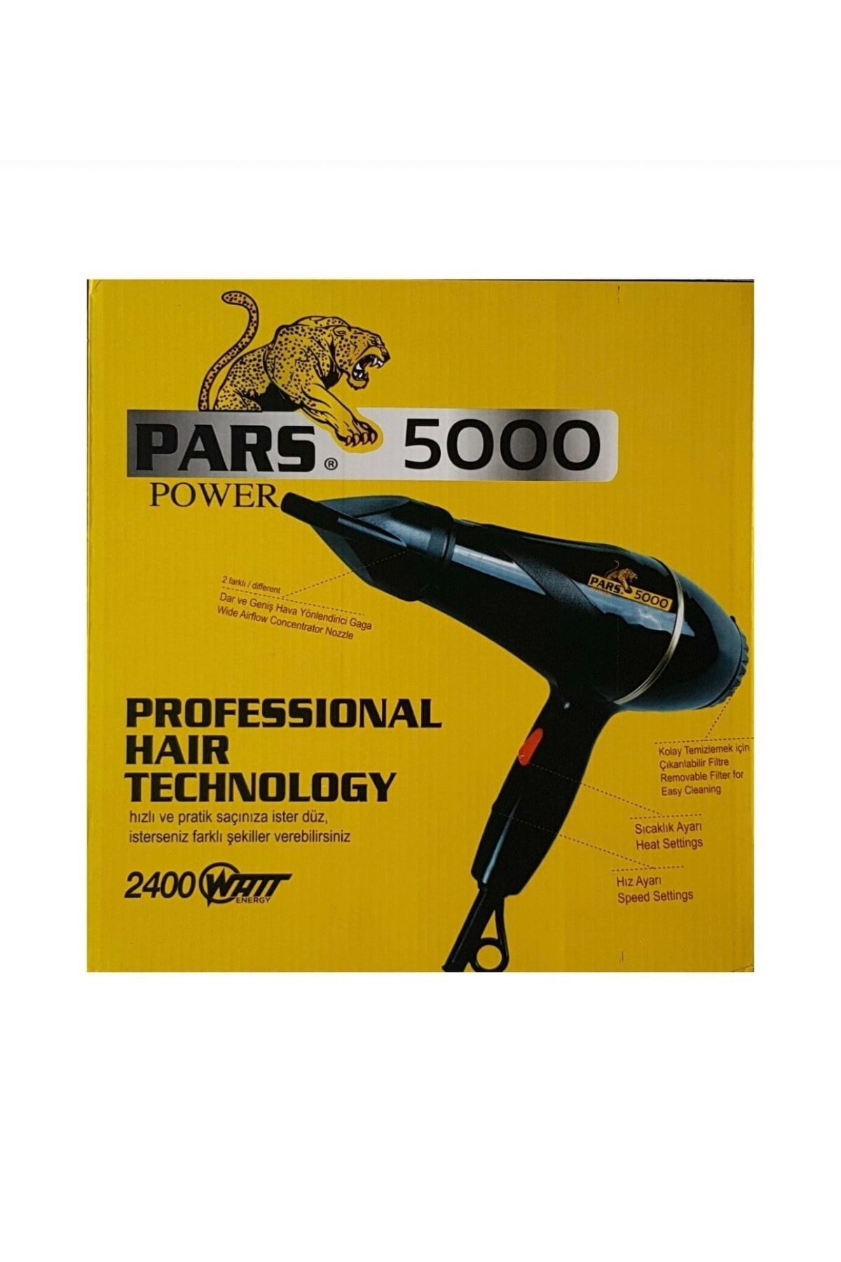 Pars Power 5000 Saç Kurutma Makinası 2400w