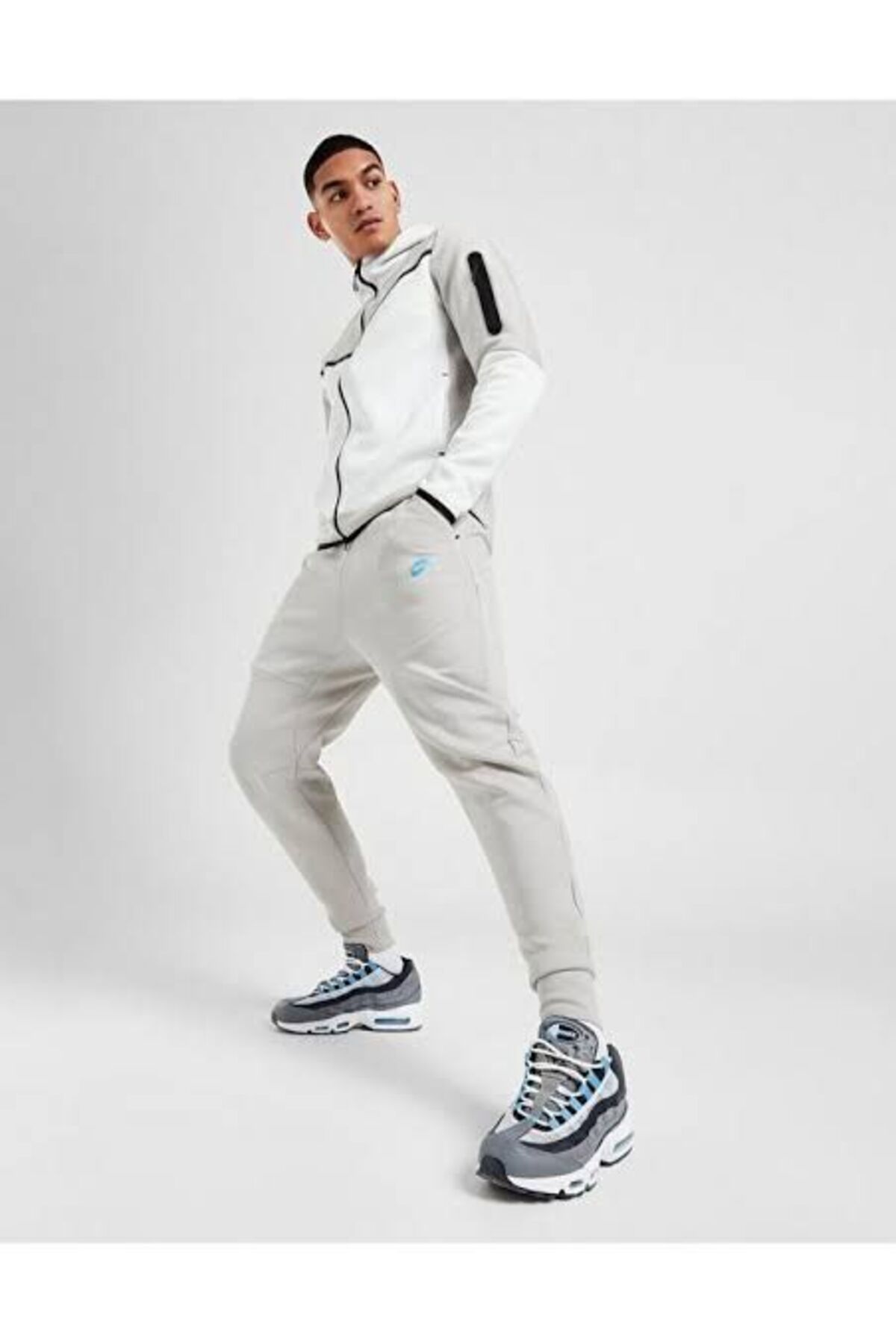 Nike Sportswear Tech Fleece Erkek Gri E ofman Alt stilim spor Erkek Spor Outdoor