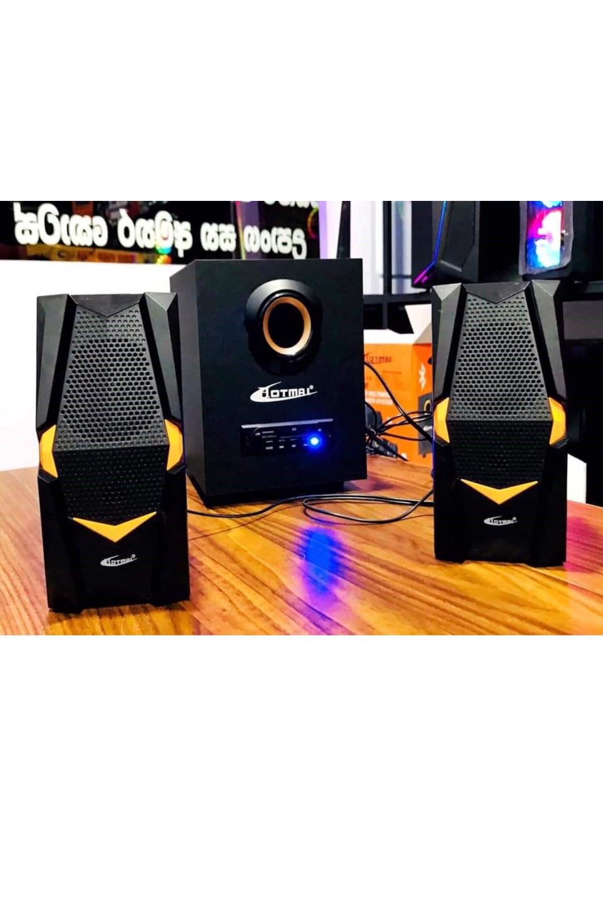 LED Işıklı Bluetooth Hoparlör - mükemmel Oyun Film Partisi Multimedya 2.1 Subwoofer Hoparlör Sistemi 4