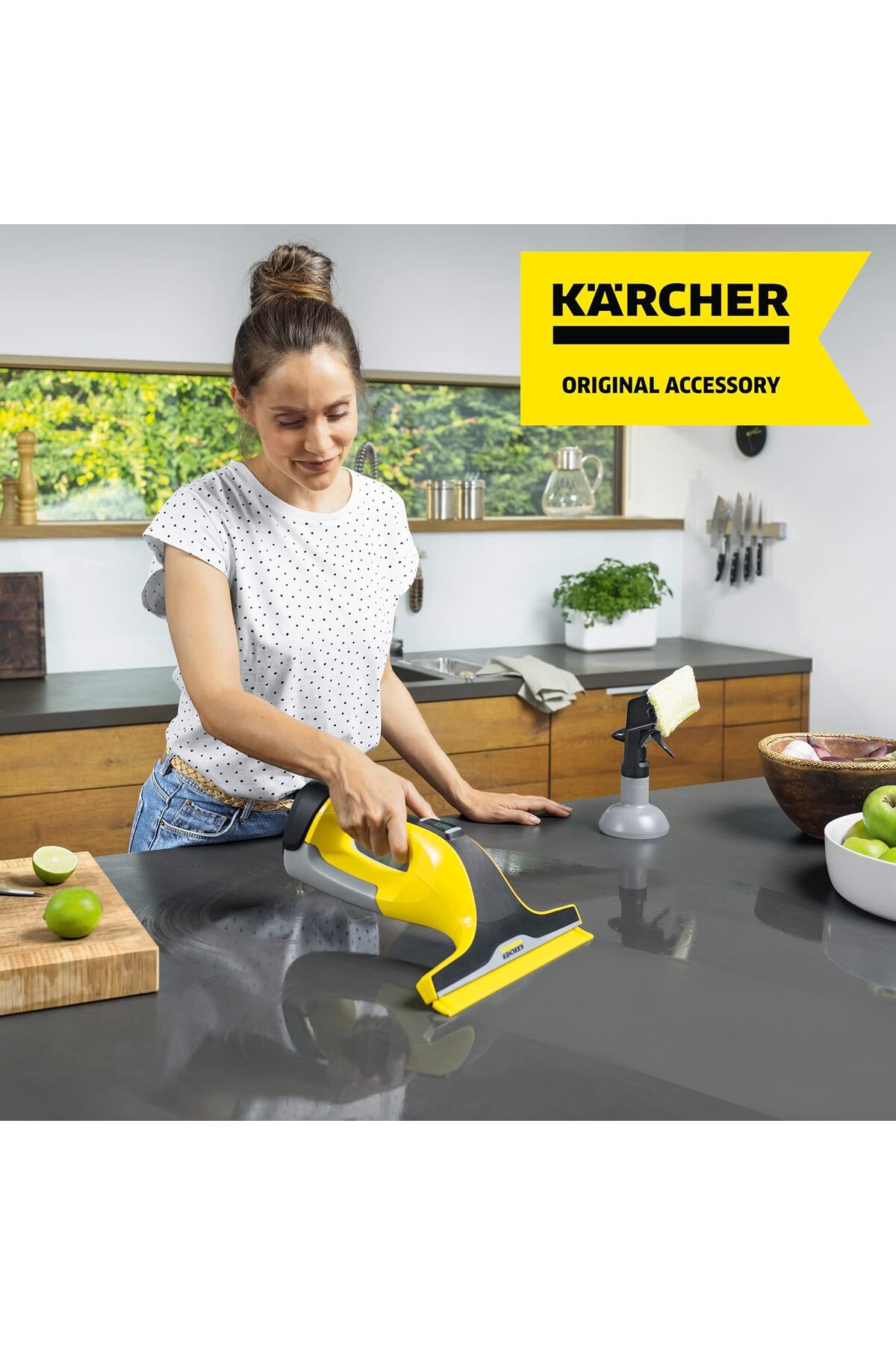 مجموعه لاستیکی مکش قابل تعویض 2 عددی (280 میلی متر) برای Wv 6 Karcher اورجینال - تصویر 3