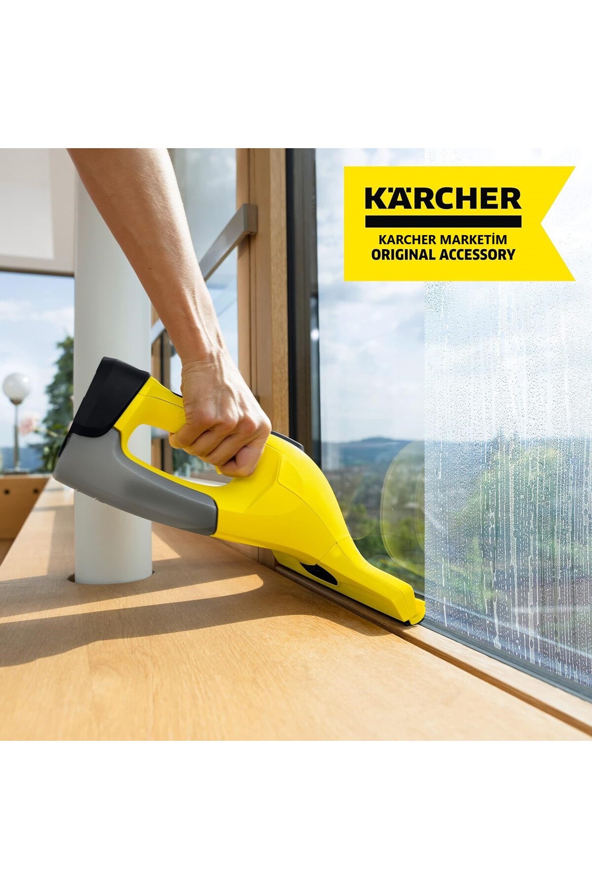 مجموعه لاستیکی مکش قابل تعویض 2 عددی (280 میلی متر) برای Wv 6 Karcher اورجینال - تصویر 5