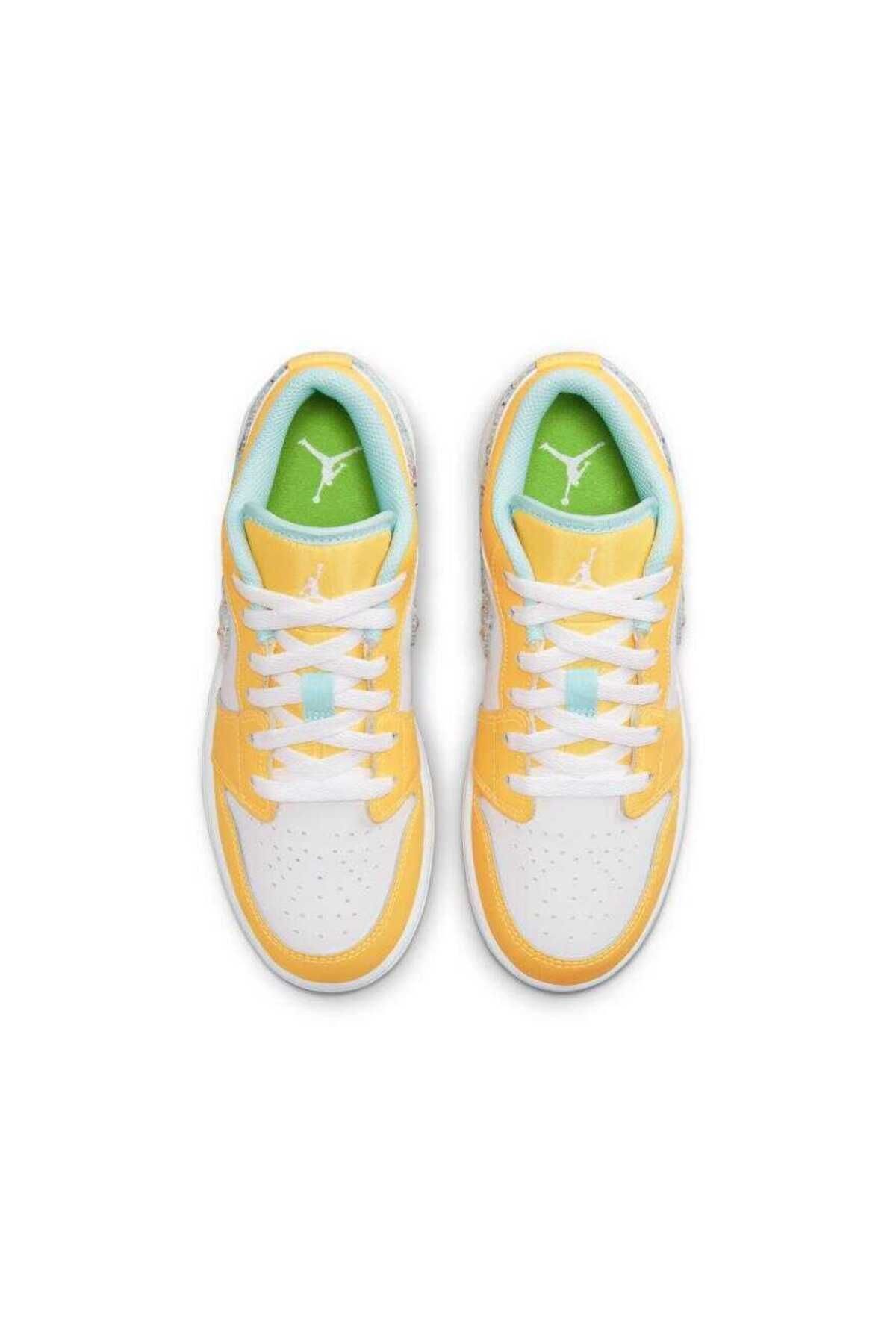 اسنیکر چند رنگ دخترانه و پسرانه بچگانه Air Jordan 1 کفش بسکتبال ان Low Se Gs DX4375 800 Nike