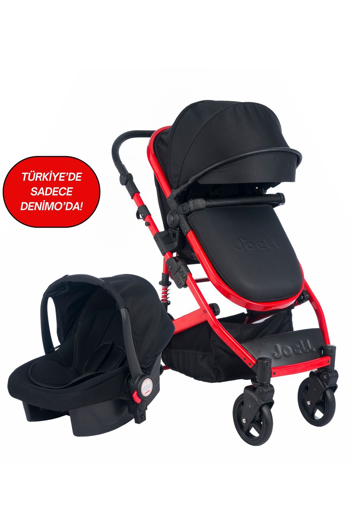 Joell Unisex Rosso Maxi Travel Sistem Bebek Arabası & Puset