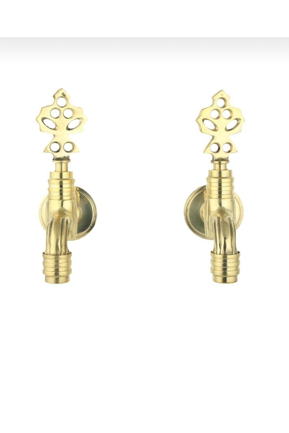 İSAOĞLU YAPI-Kurna Tap Gold Turkish Bath Faucet with Hose Connection Apparatus Double Complete Set Gold 2