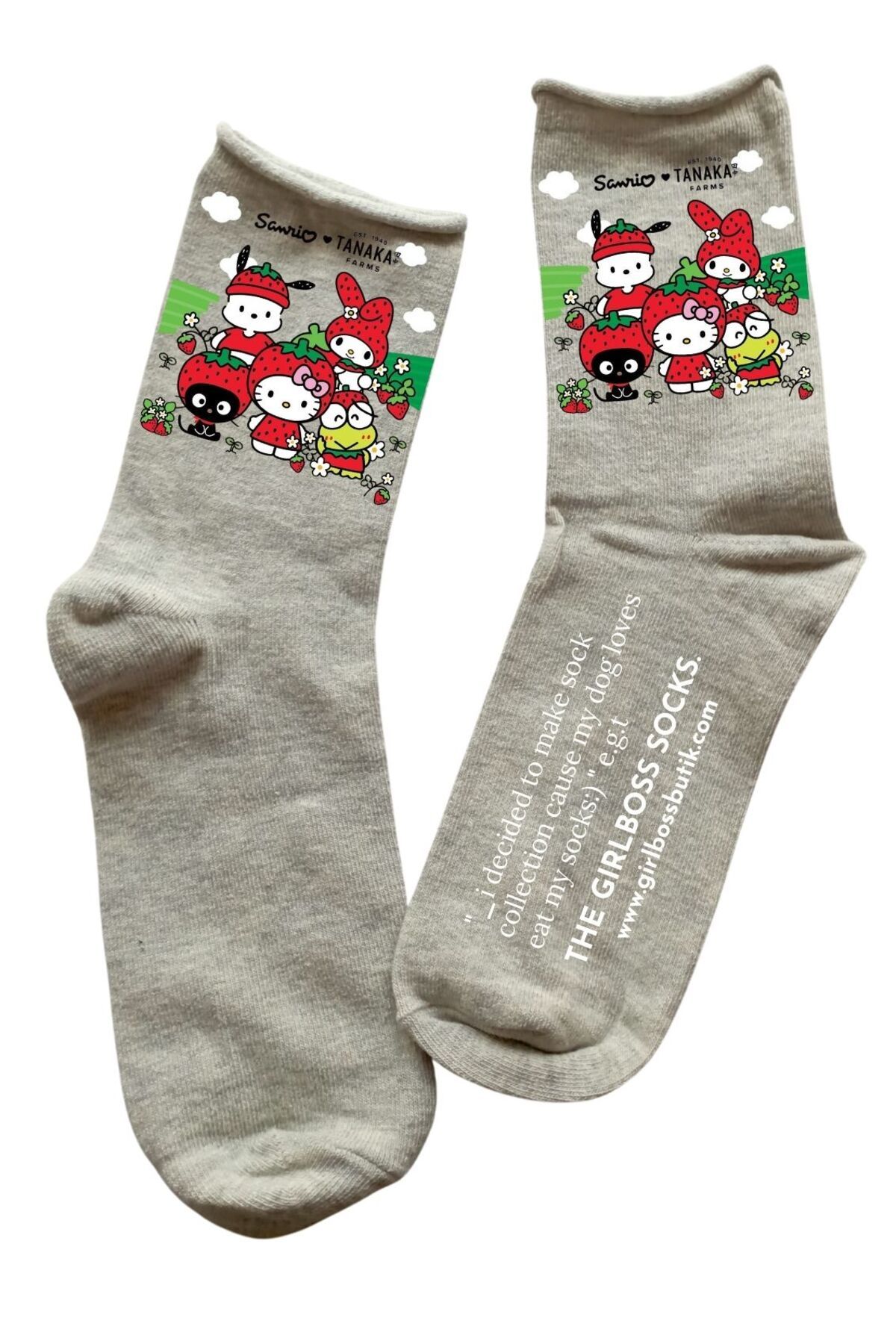 Girlboss Kawaii-Sanrio Pochacco and My Melody Chococat Hello Kitty Keroppi Napkin Cut Primavera Shoes 2