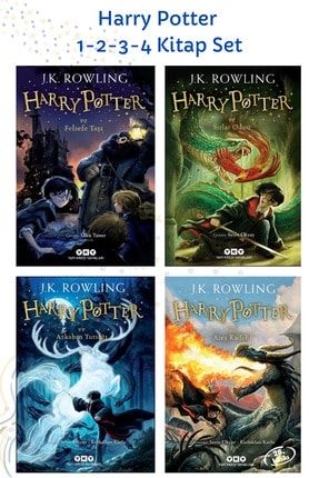 Harry Potter 1 - 2 - 3 - 4 Kitap Set idealkitap-kmp-838