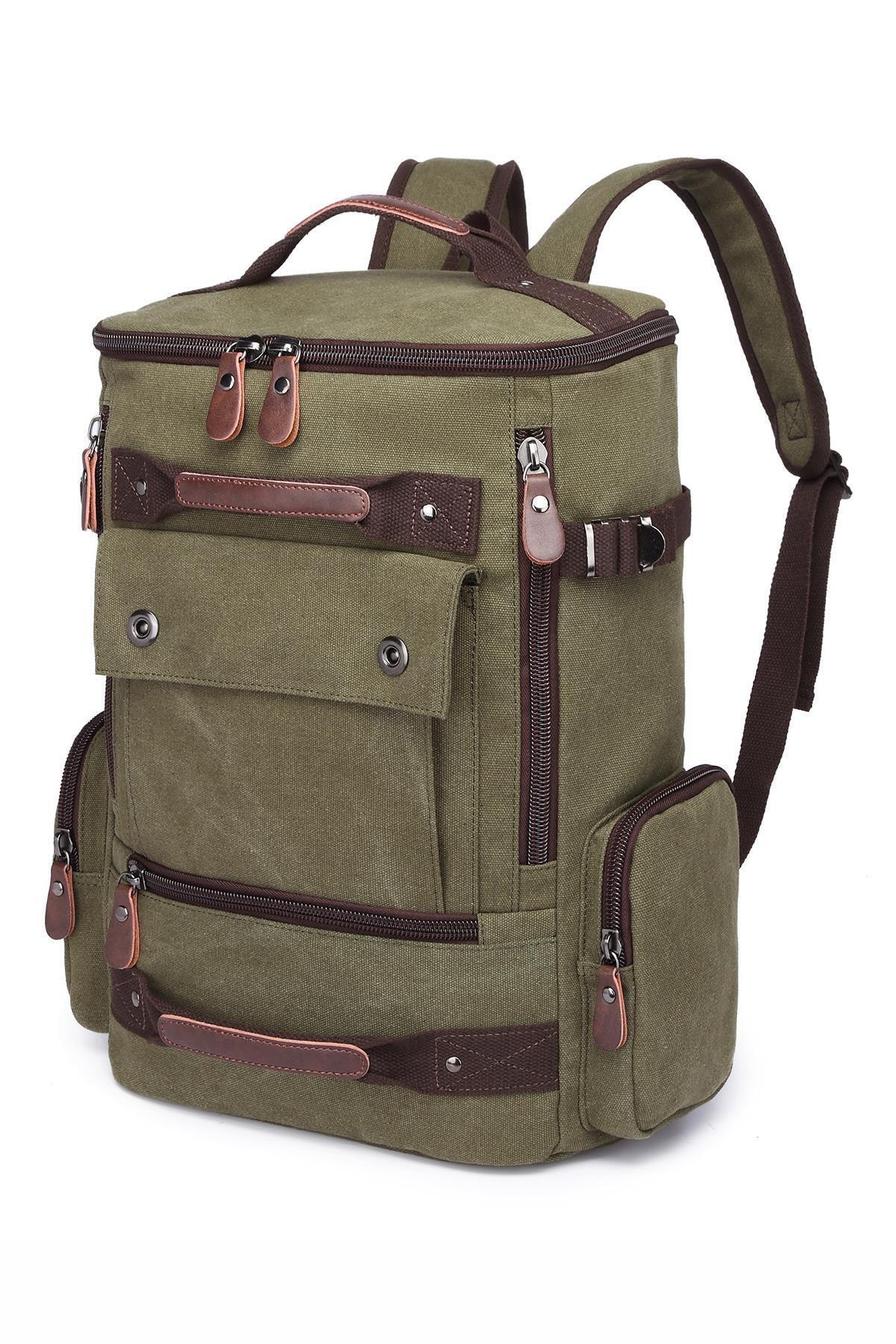 کوله پشتی زنانه سبز CACTİVE | CTVYB1258 اورجینال - تصویر 3