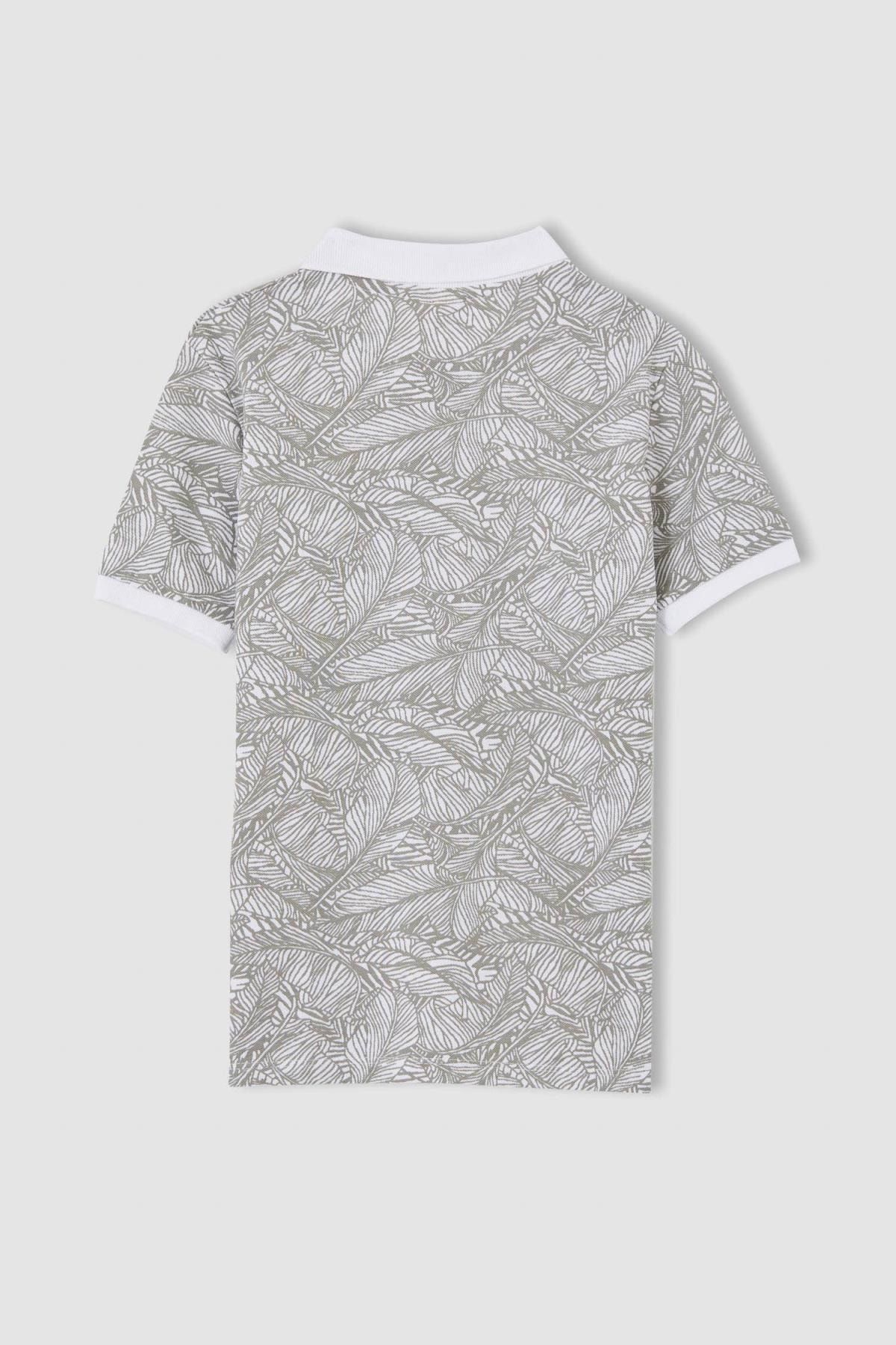 DeFacto Poloshirt Türkis Regular Fit Fast ausverkauft