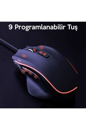 Gamo 9 Keys Programming Gaming Mouse-oyuncu Mouse 31748-35