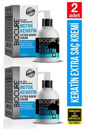 Botoks Keratin Extra Saç Bakım Kremi Hair Botox / Onarıcı, Yapılandırıcı, Dolgunlaştırıcı 2 Adet CM-BTKS-01