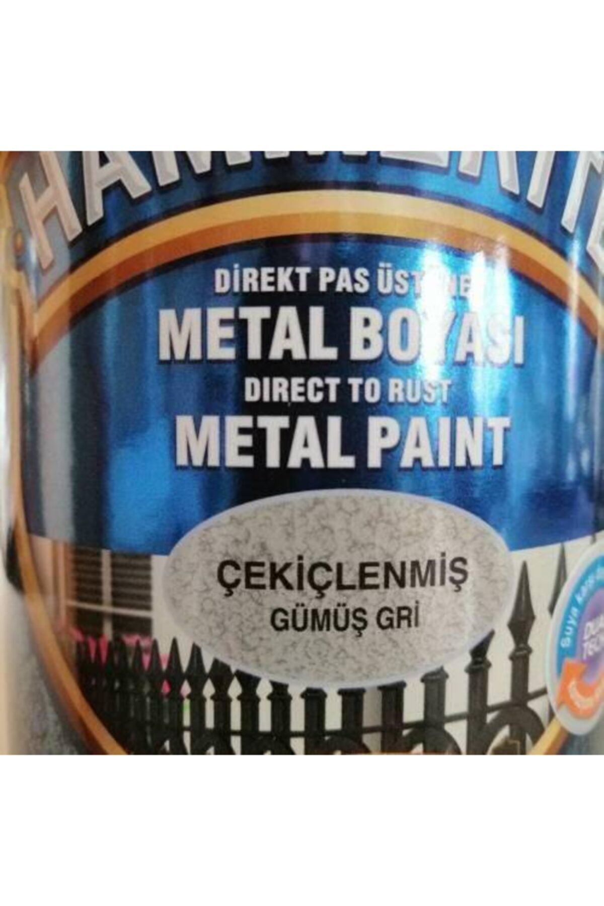 Marshall Gümüş Gri Hammerite Metal Ve Çelik Kapı Boyası ,2,5lt