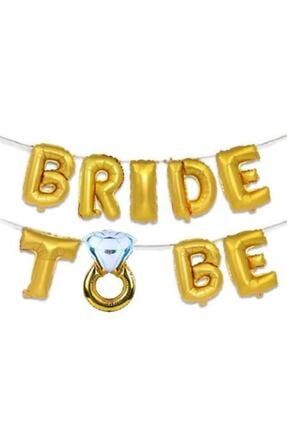 Bride To Be Balon - Folyo Bride To Balon - Gold Bride To Be Balon PM-BRİDE TO BE GOLD BALON
