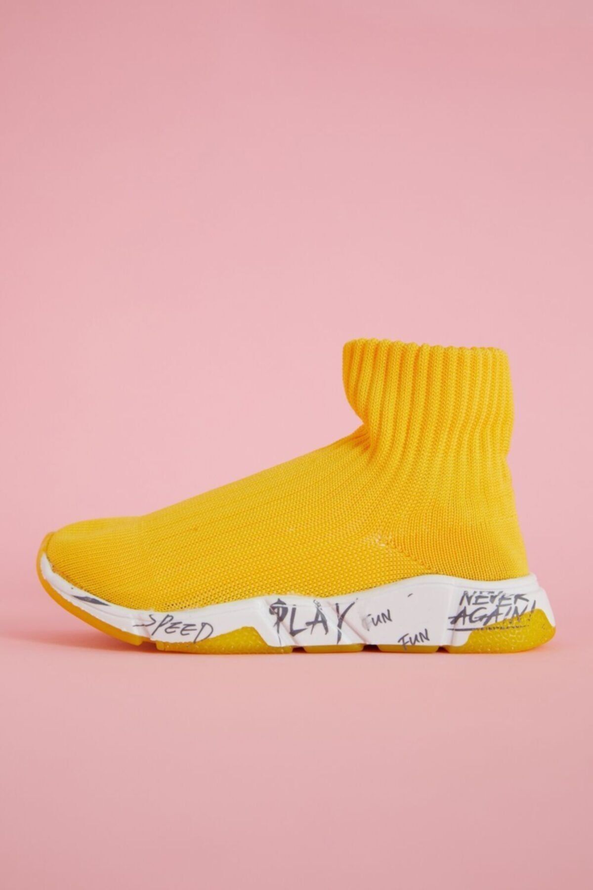 Katia&Bony Sneaker Gelb Flacher Absatz