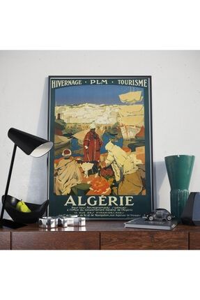 Cezayir Vintage Sanatsal Poster 60x90cm. VTC129