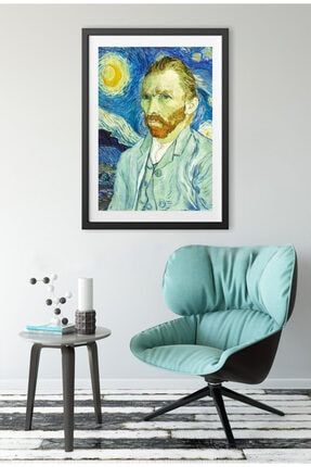 Poster Van Gogh Yıldızlı Gece Kolaj Eğlenceli Çizim Baskı MP-TBL00292