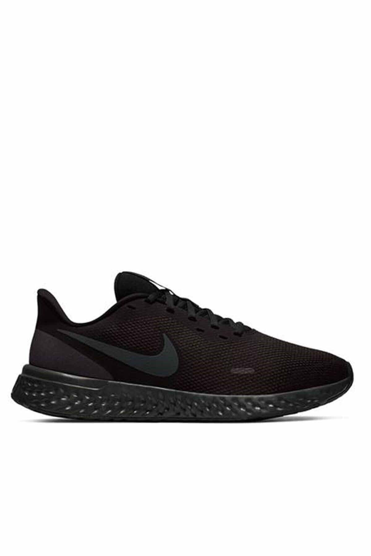 Nike Erkek Siyah Revolution 5 Yürüyüş Koşu Ayakkabı Bq6714-004