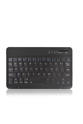 Alcatel 3t8 2020 Uyumlu Bleutooth Tablet Klavyesi Mini Slim Şarjlı Kablosuz Klavye BLK020