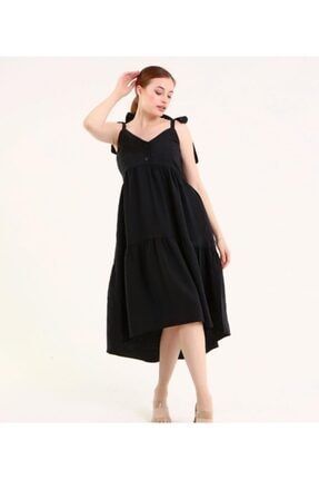 Twinkle Boutique Omuzdan Bağlamalı Elbise 0048
