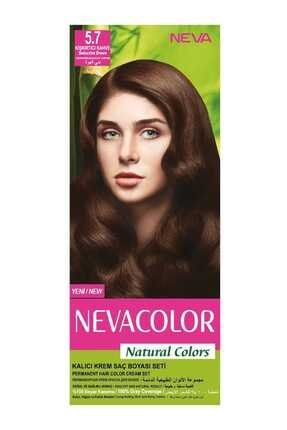 Natural Colors Kalıcı Saç Boya Seti 5.7 Kışkırtıcı Kahve 8690057006678