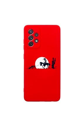 Samsung Galaxy A52 Lansman Red Kit Desenli Telefon Kılıfı SAM52LN-189
