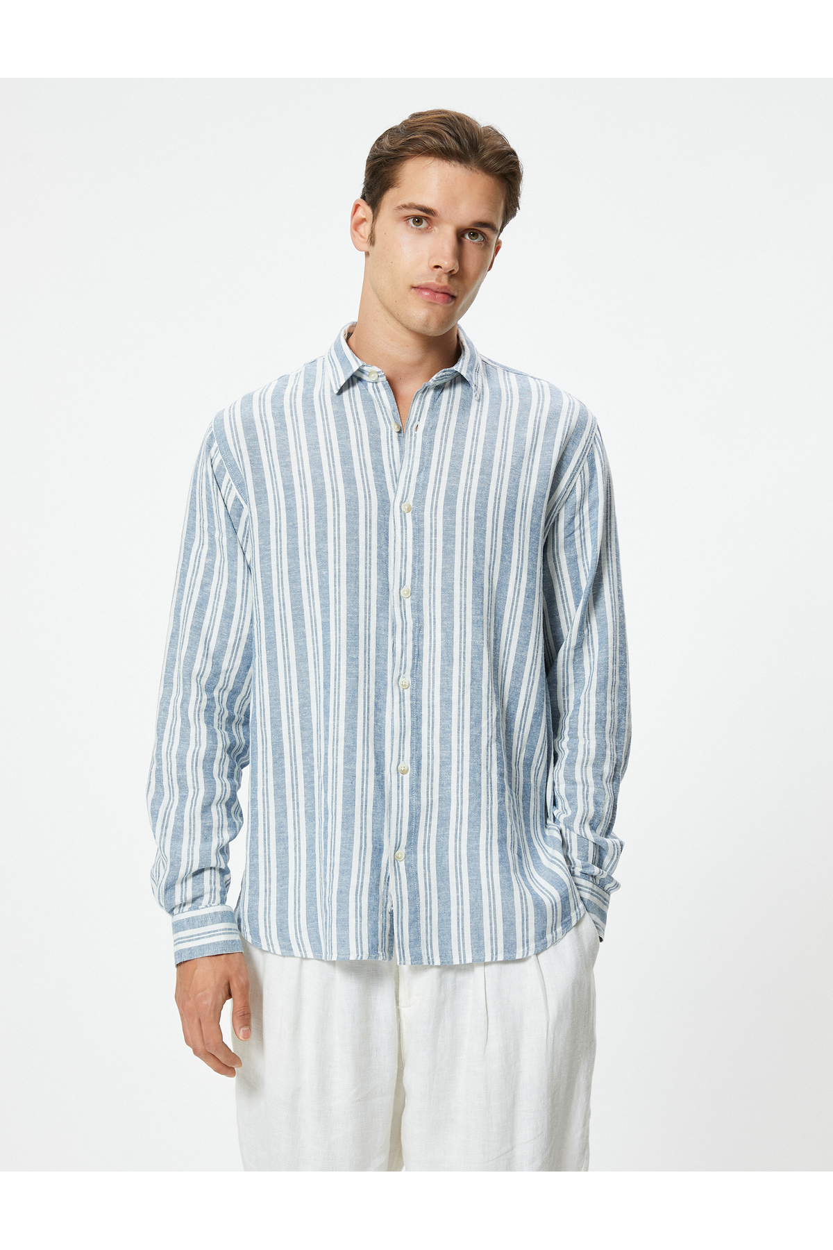 پیراهن مردانه کوتون | 4SAM60053HW Koton - Image 3