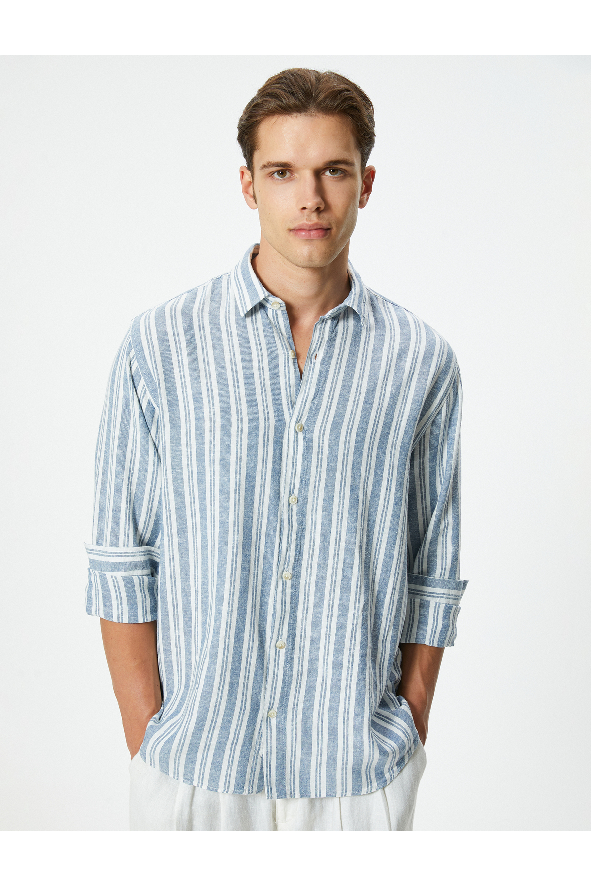 پیراهن مردانه کوتون | 4SAM60053HW Koton - Image 2