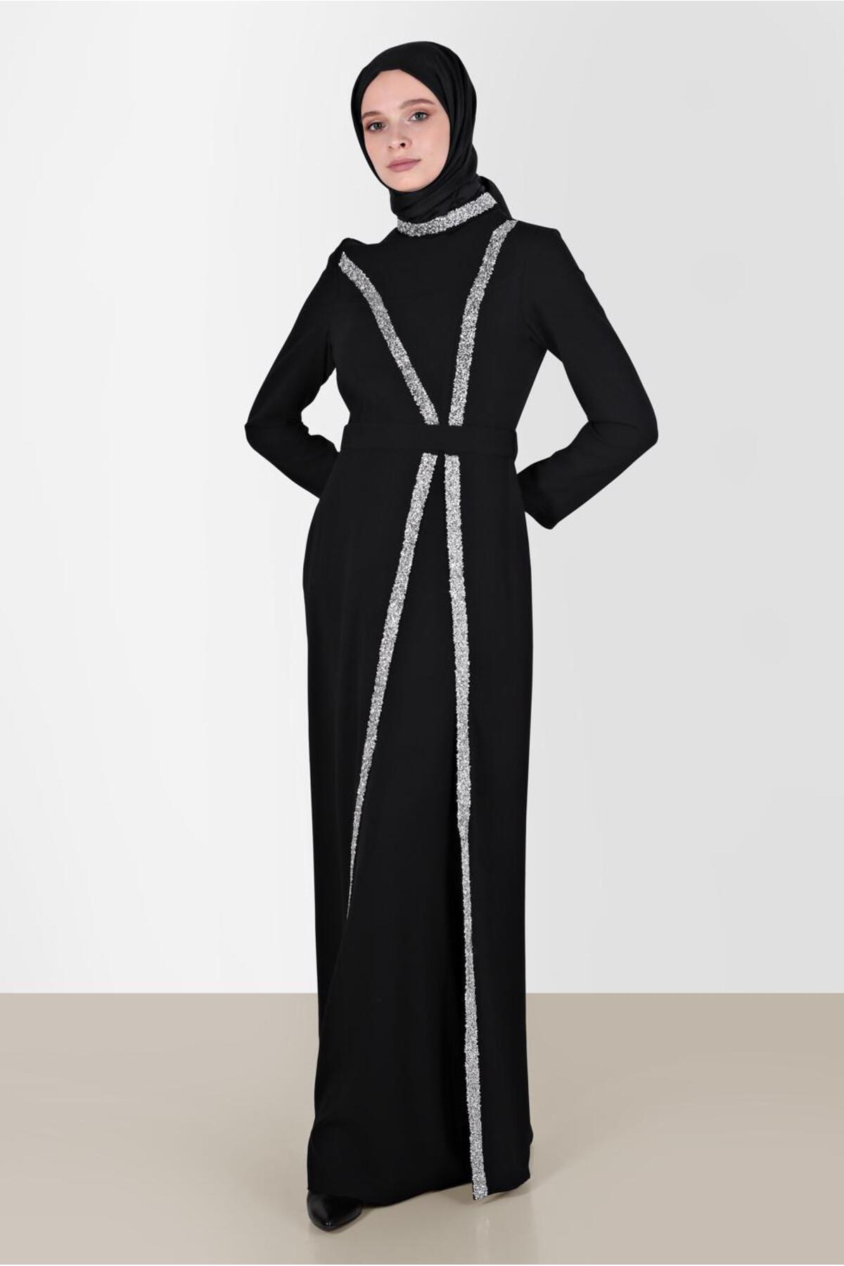 مانتو ابایا زنانه آلوینا | 22YABL0050202 Alvina - Image 2