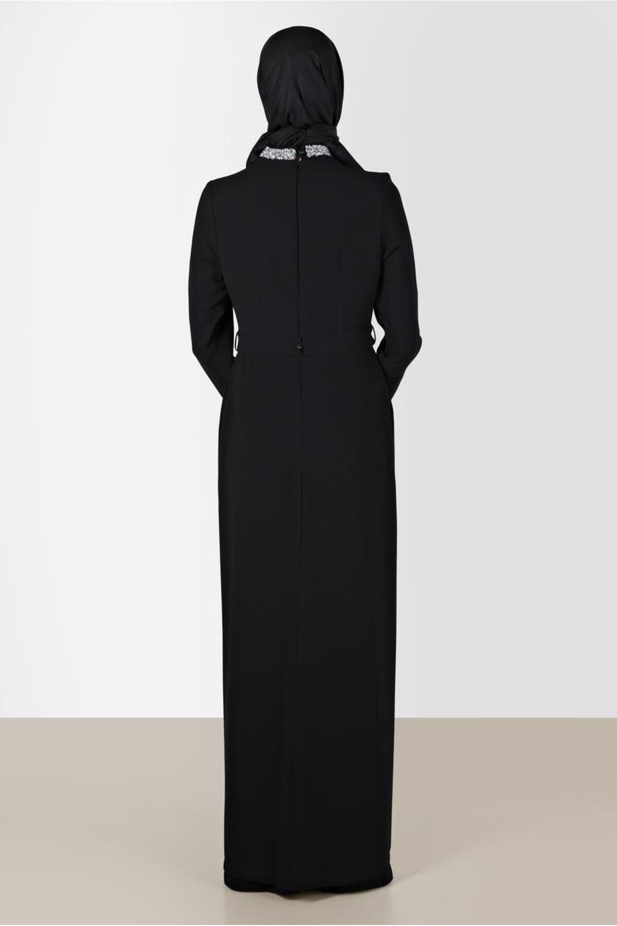 مانتو ابایا زنانه آلوینا | 22YABL0050202 Alvina - Image 3