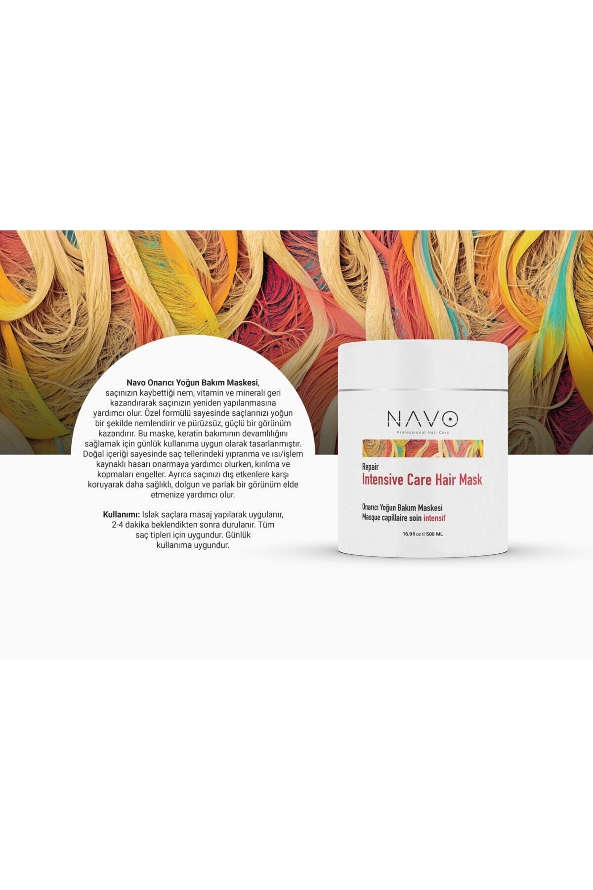 Yıpranmış Saçlar Için Onarıcı Yoğun Bakım Saç Maskesi / Intensive Care Hair Mask — navo-icm-01 — تصویر 4 از 4