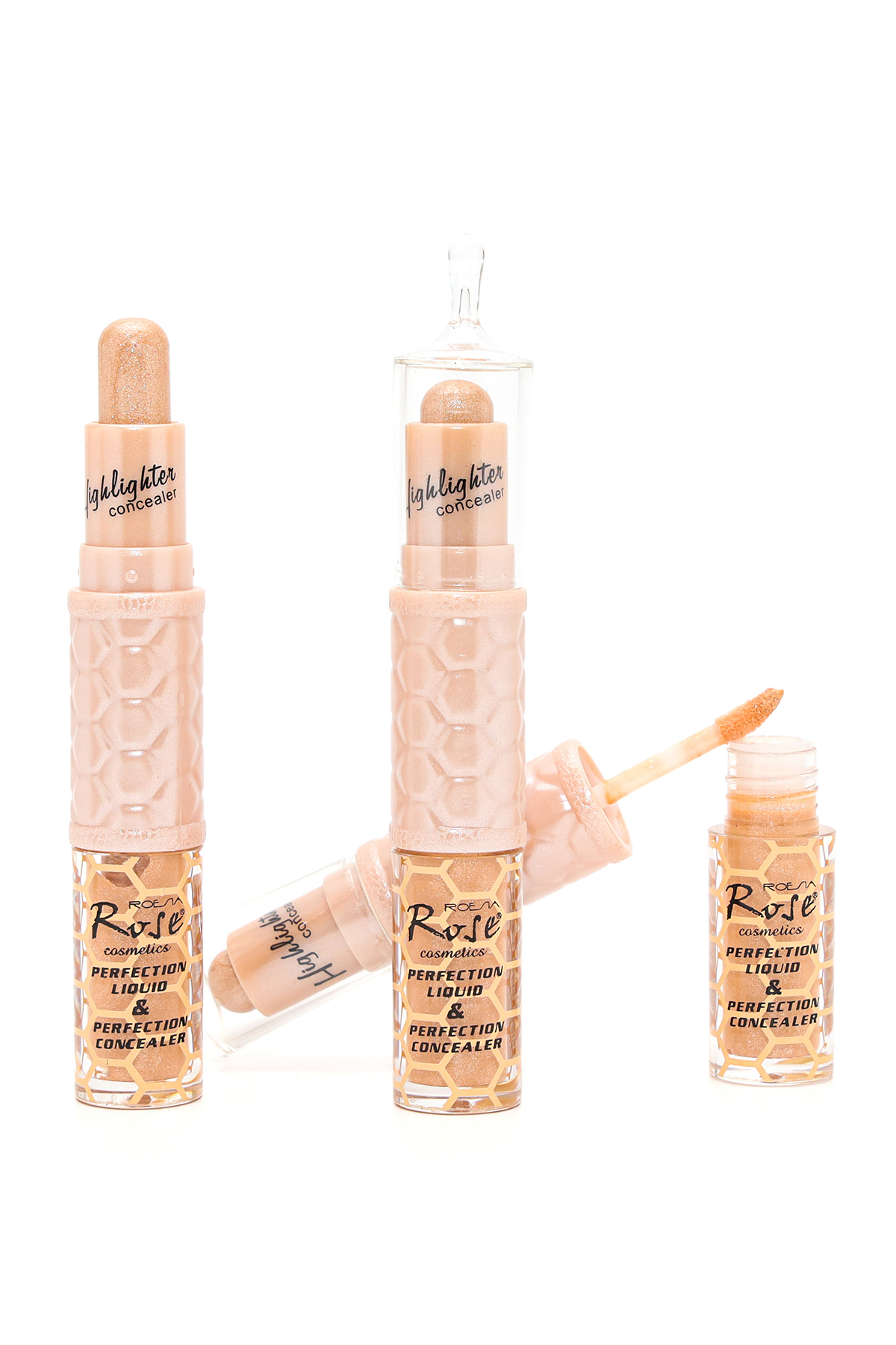 Roesıa Rose Cosmetics Rose Çift Taraflı Aydınlatıcı Stick - Hıglıghter