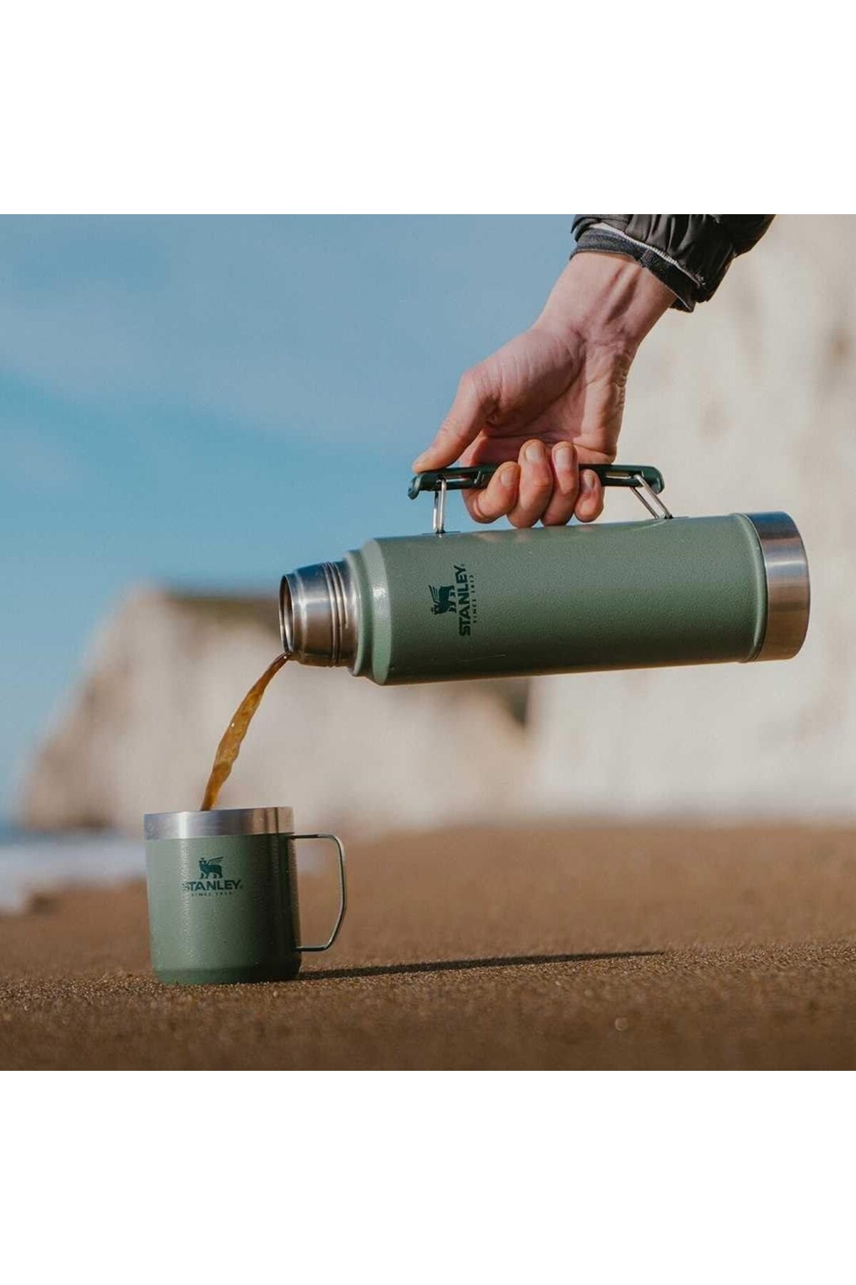 فلاسک  سبز استنلیStanley | BYKTBCSTNLY347921 اورجینال - تصویر 5