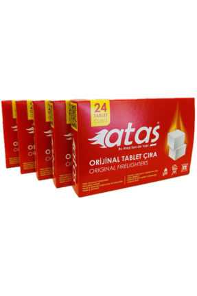ATAŞ Mangal Kömür Tutuşturucu Tablet Çıra 5li Paket