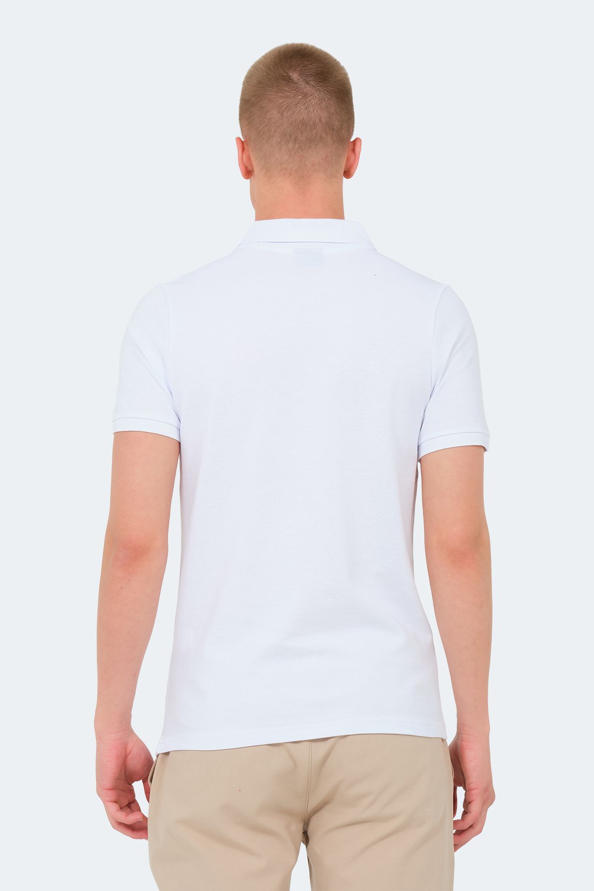 Slazenger-Tricou alb pentru bărbați VALE KTN 2