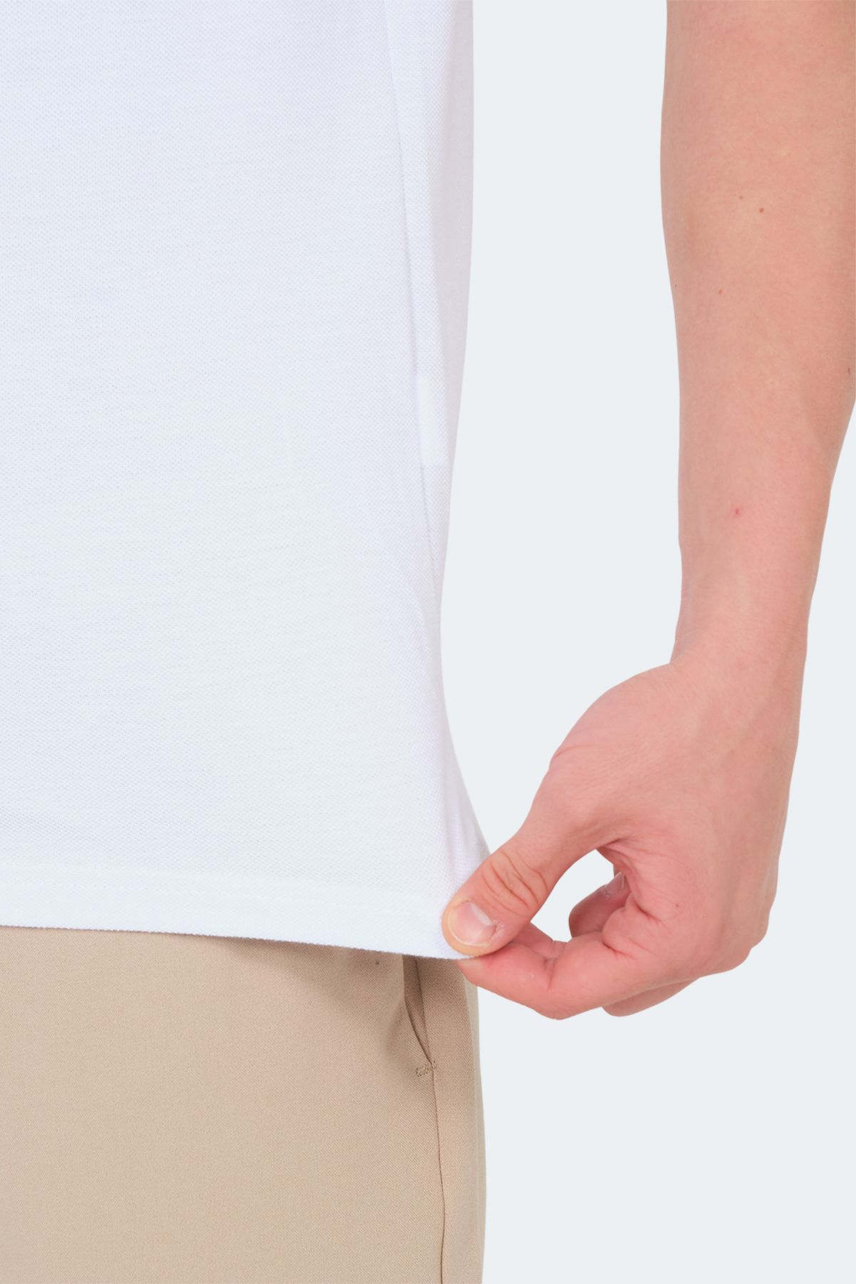 Slazenger-Tricou alb pentru bărbați VALE KTN 6