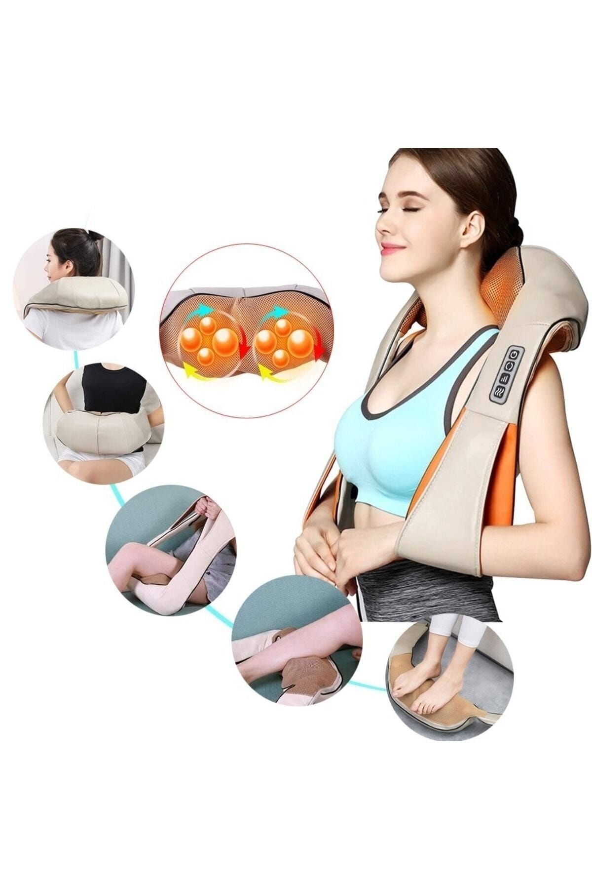 Genel Markalar Ovmalı Asmalı Boyun Sırt Ve Vücut Masajı Güçlü Ovmalı Masaj Masaj Kemeri Bel Boyun Sırt Masaj Aleti