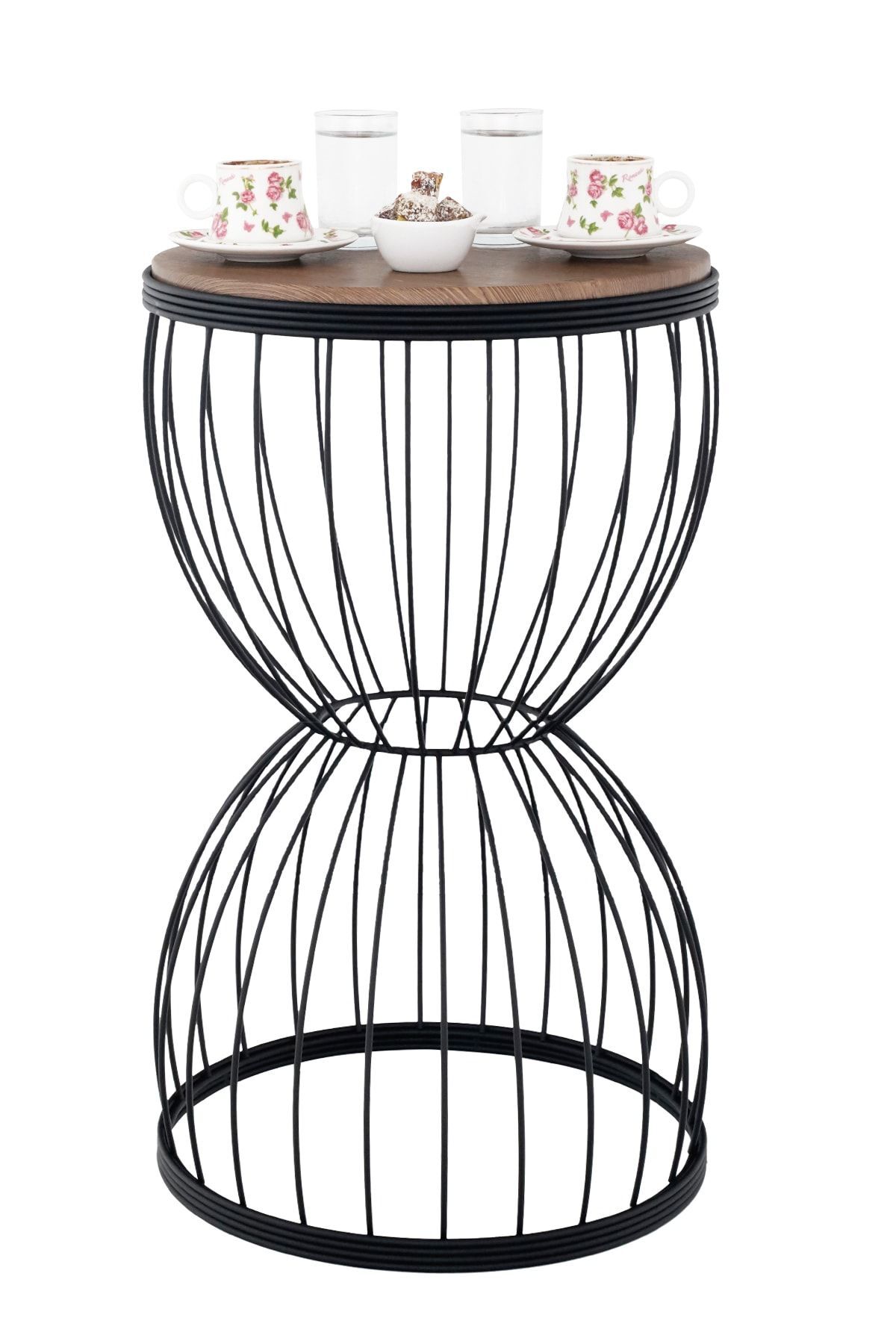Venezia Coffee Table Black Wood Walnut