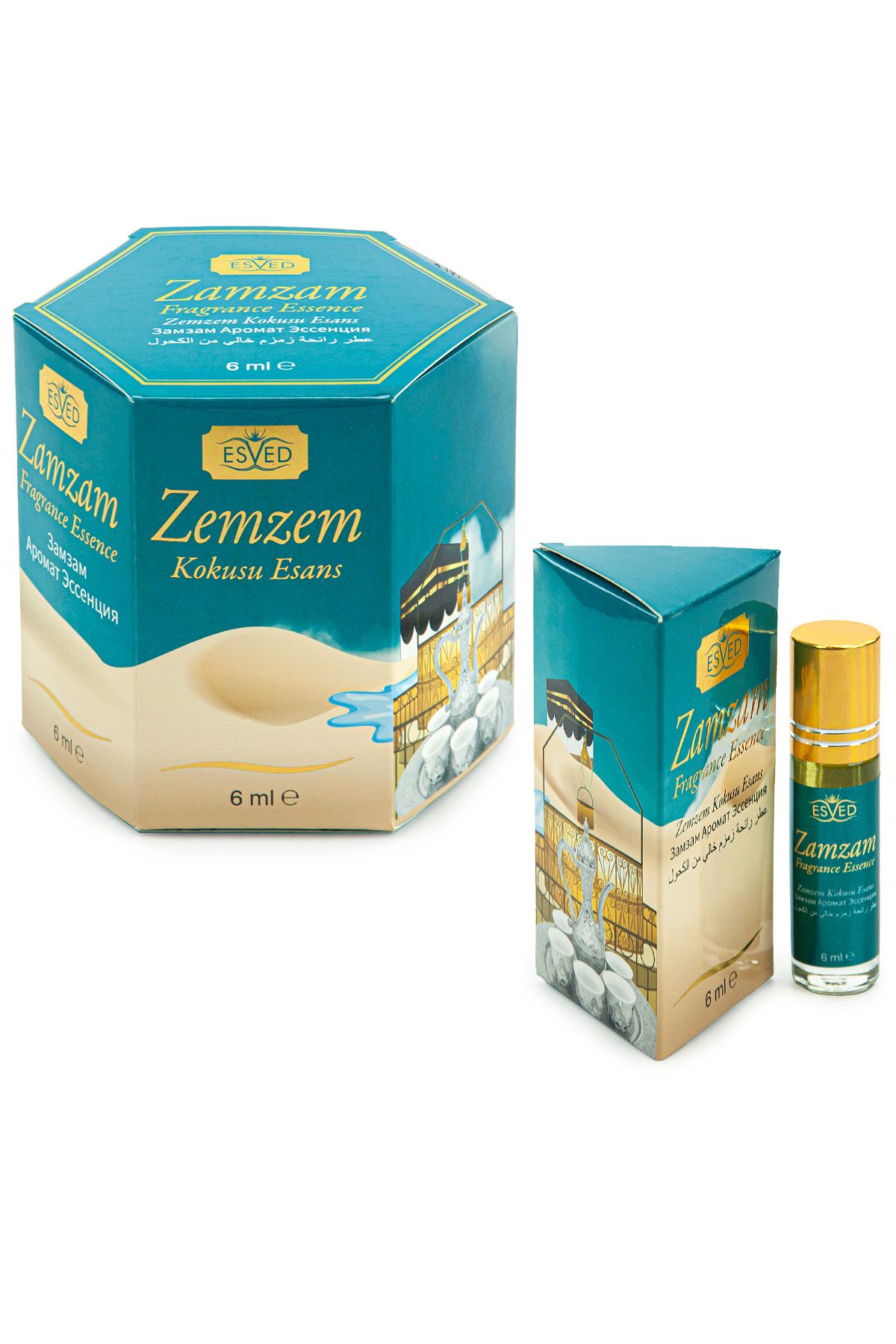 ihvanonline Zamzam Fragrance Ароматическая эссенция без спирта 6 мл (набор из 6 шт.) TYCKJH9UQN171325297510247