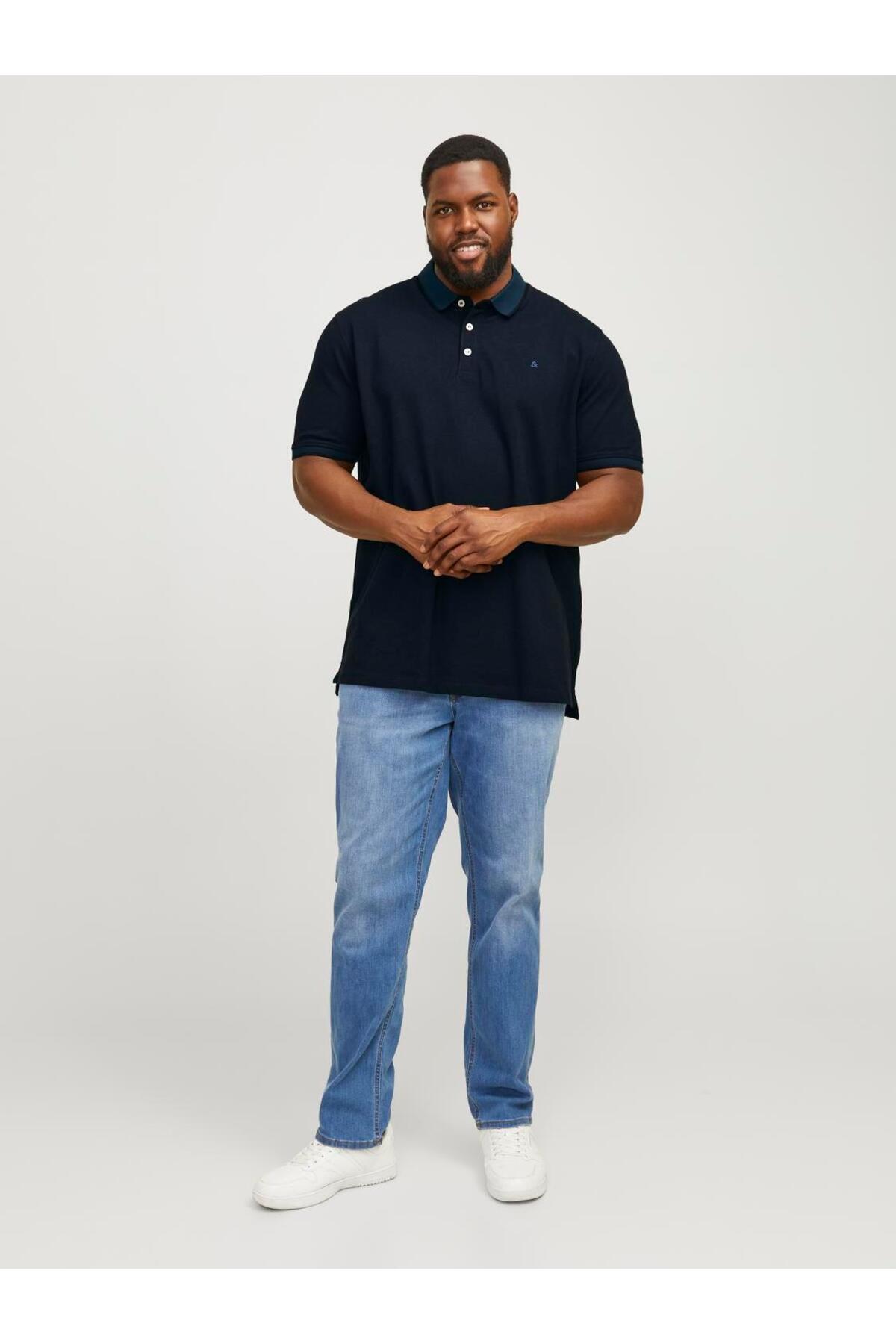 تیشرت یقه پلو مردانه راسته آستین کوتاه | جک اند جونز Jack & Jones TYCB9A76A7C5DF97F2 - تصویر 3